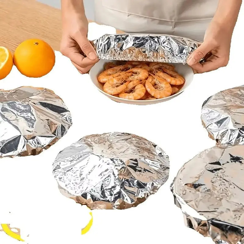 10pcs Reusable Heavy-Duty Aluminum Foil Insulation Covers Food Insulation Covers PLUSH