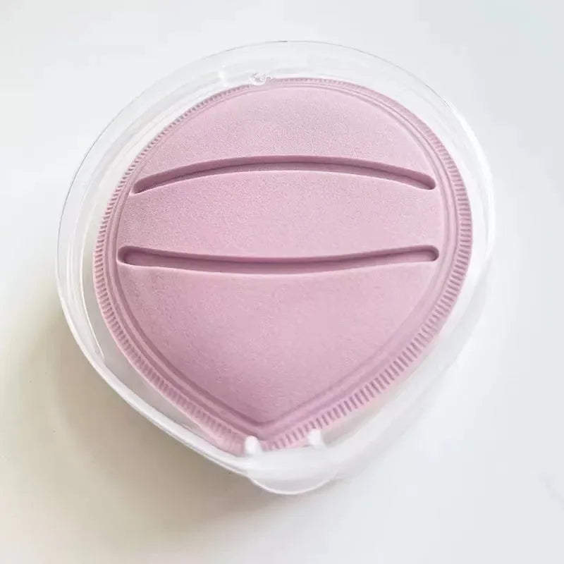 Large Air Cushion Powder Puff – Soft Foundation Sponge, Dry & Wet Makeup Sponge Puff PLUSH Pink BOX