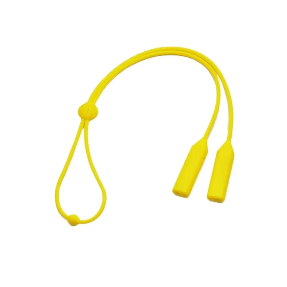 Silicone Glasses Strap Lanyard – Kids & Adults Eyewear Cord Eyewear Strap PLUSH yellow