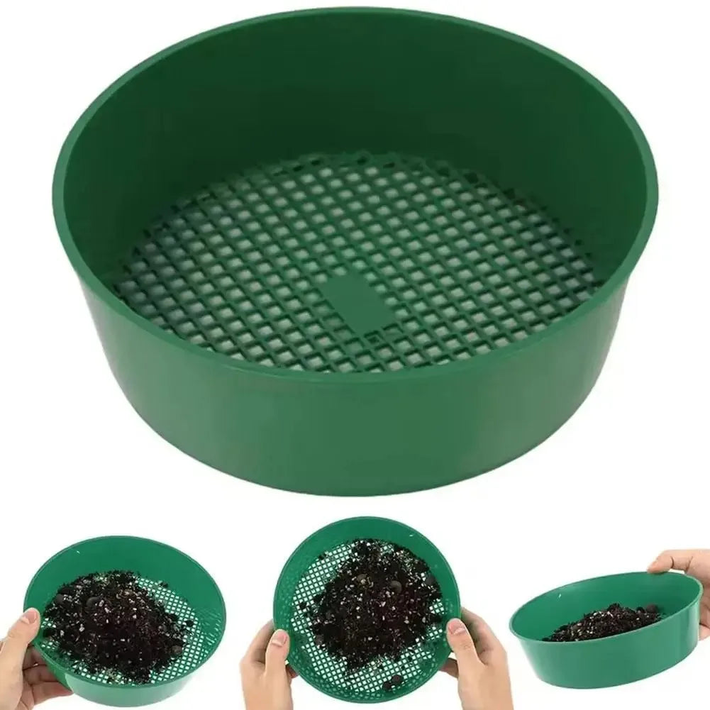 Plastic Soil Sieve Filter Mesh – Garden Sifting Tool 1/2Pcs Garden Sifting Tool PLUSH