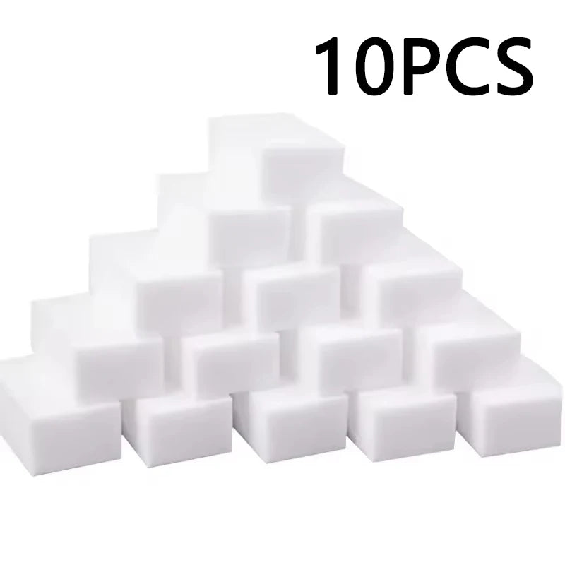 White Magic Melamine Sponge Eraser 10/20/30pcs – Cleaning Kit Cleaning Sponge PLUSH 10PCS