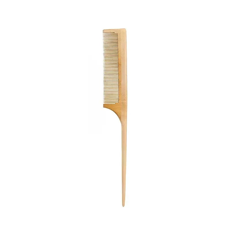Solid Wood Wide Tooth Comb Set – Natural Hair Styling Combs Wood Hair Comb Set PLUSH Needle tail