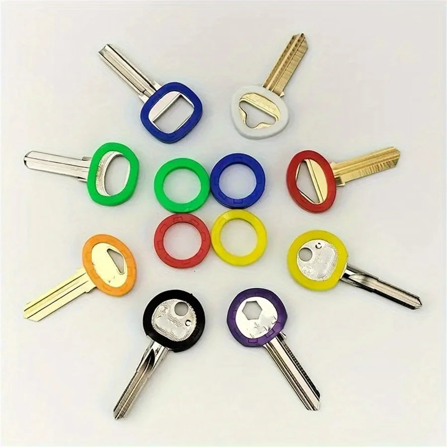 5-Pack Color Key Caps – Identify & Organize Your Keys Easily Key Caps Organizer PLUSH