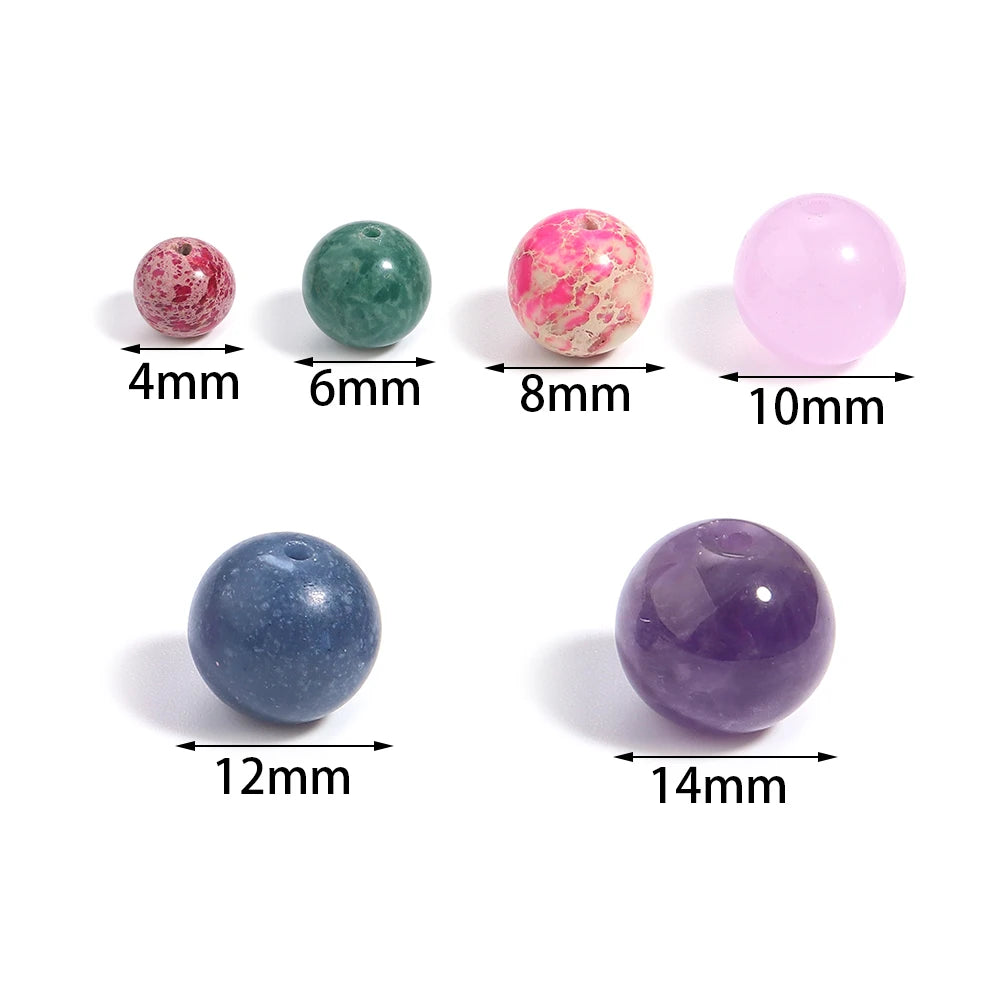 Colorful Mixed Crystal Glass Round Spacer Beads – DIY Jewelry Glass Spacer Beads PLUSH