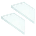 2pcs Trapezoidal Optical Glass Bricks – Physics Lab Experiment Physics Lab Equipment PLUSH Default Title