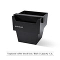 KACACAO Coffee Knock Box – Espresso Grounds Dump Bin Coffee Knock Box PLUSH Black