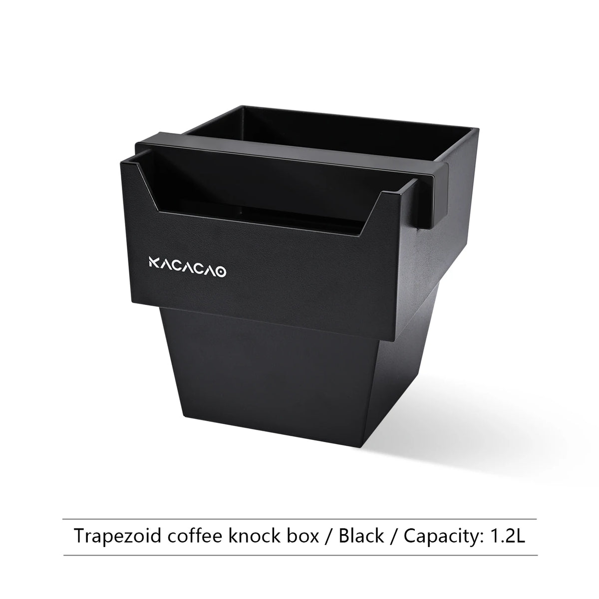 KACACAO Coffee Knock Box – Espresso Grounds Dump Bin Coffee Knock Box PLUSH Black