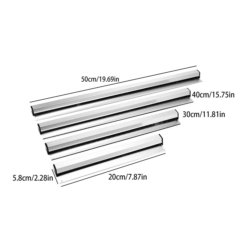 Aluminum Ticket Holder Rack 20–50cm | Kitchen Order Organizer Ticket Holder Rack PLUSH