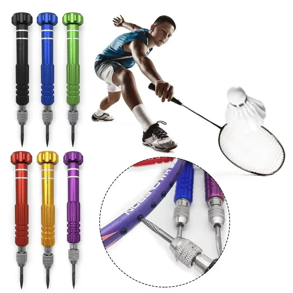 Alloy Badminton Grommet Remover & Stringing Cone Tool Racket Stringing Tool PLUSH
