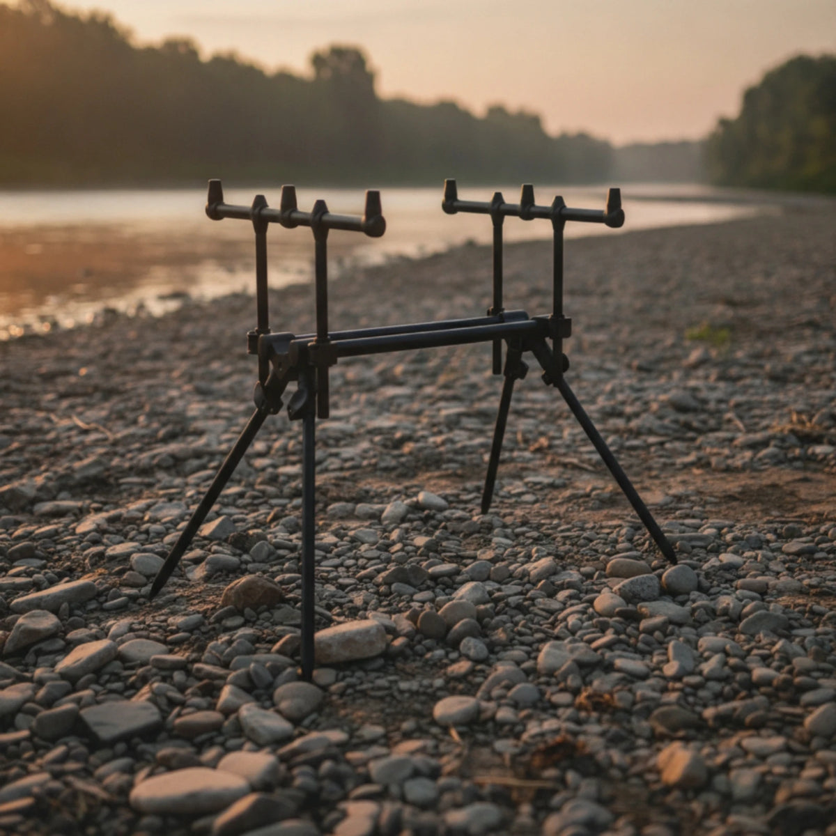 Fishing Rod Stand Adjustable Clamp Bankstick | Rod Pod Fishing Rod Stand PLUSH