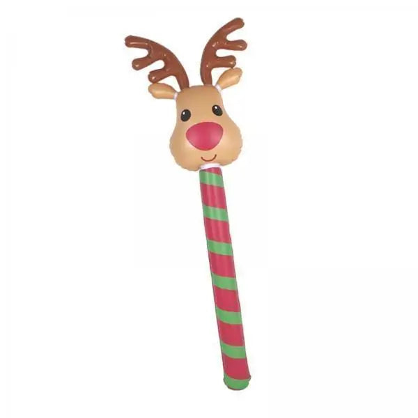Christmas Inflatable Blow Up Sticks 3-Pack – PVC Party Props Inflatable Party Toy PLUSH