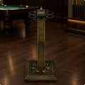Metal Billiard Cue Rack Floor Stand | Pool Stick Holder Pool Cue Rack PLUSH Bronze