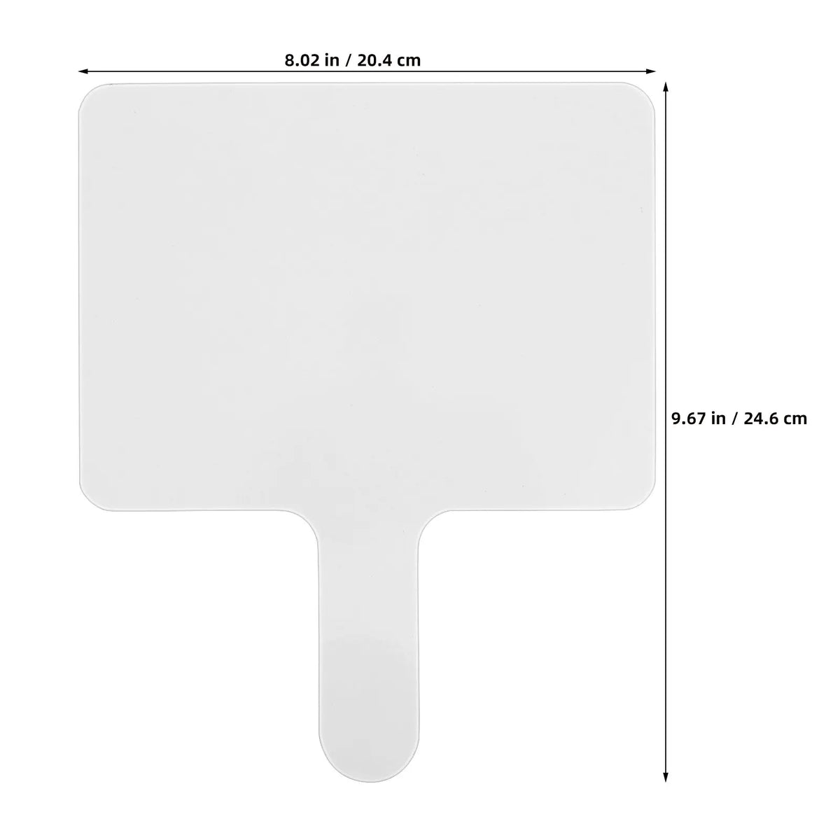 6-Pack Wooden Handheld Whiteboards – Double-Sided Dry Erase Handheld Whiteboard Set PLUSH