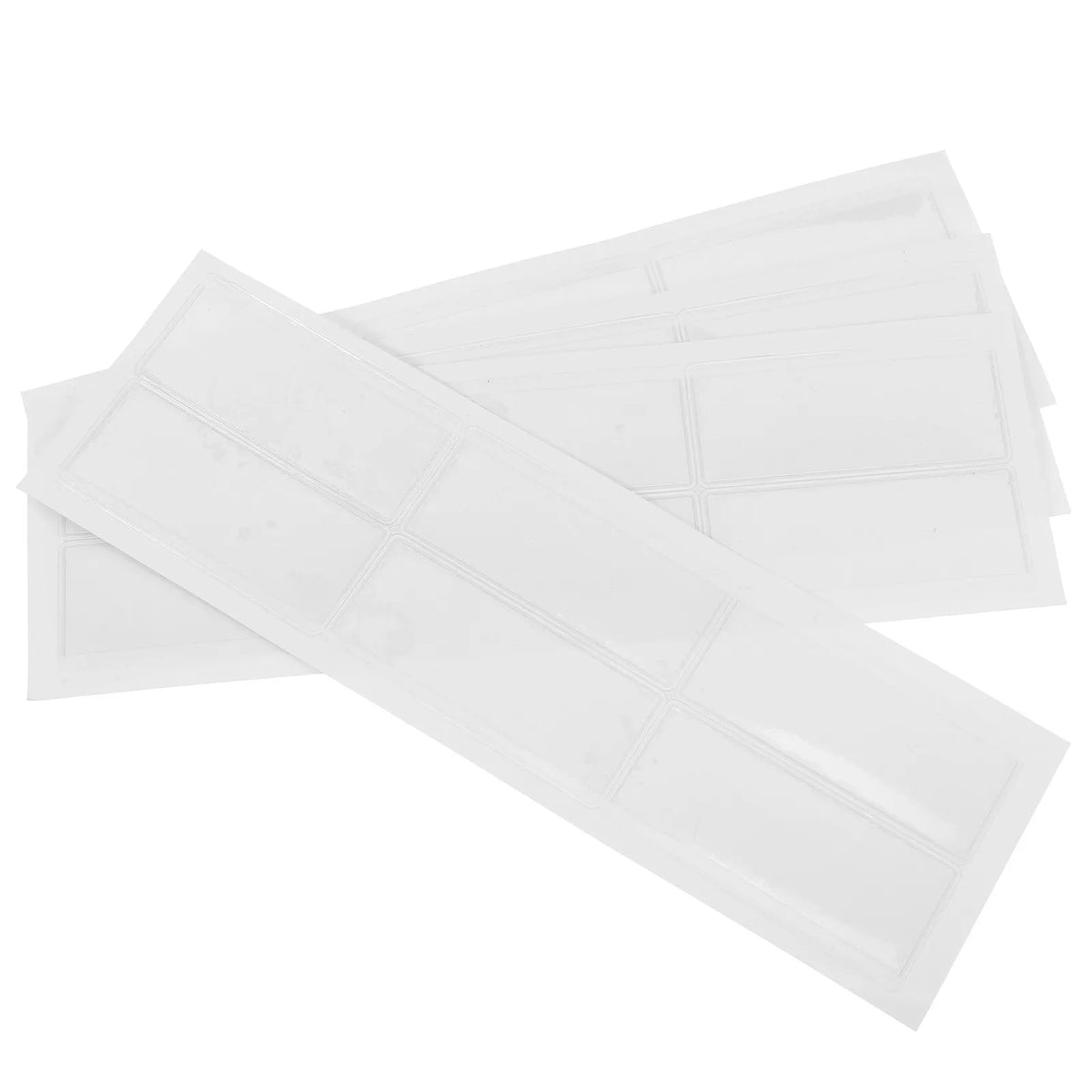 24Pcs Clear Self-Adhesive Label Pockets – Bins, Drawers & Files Adhesive Label Holders PLUSH