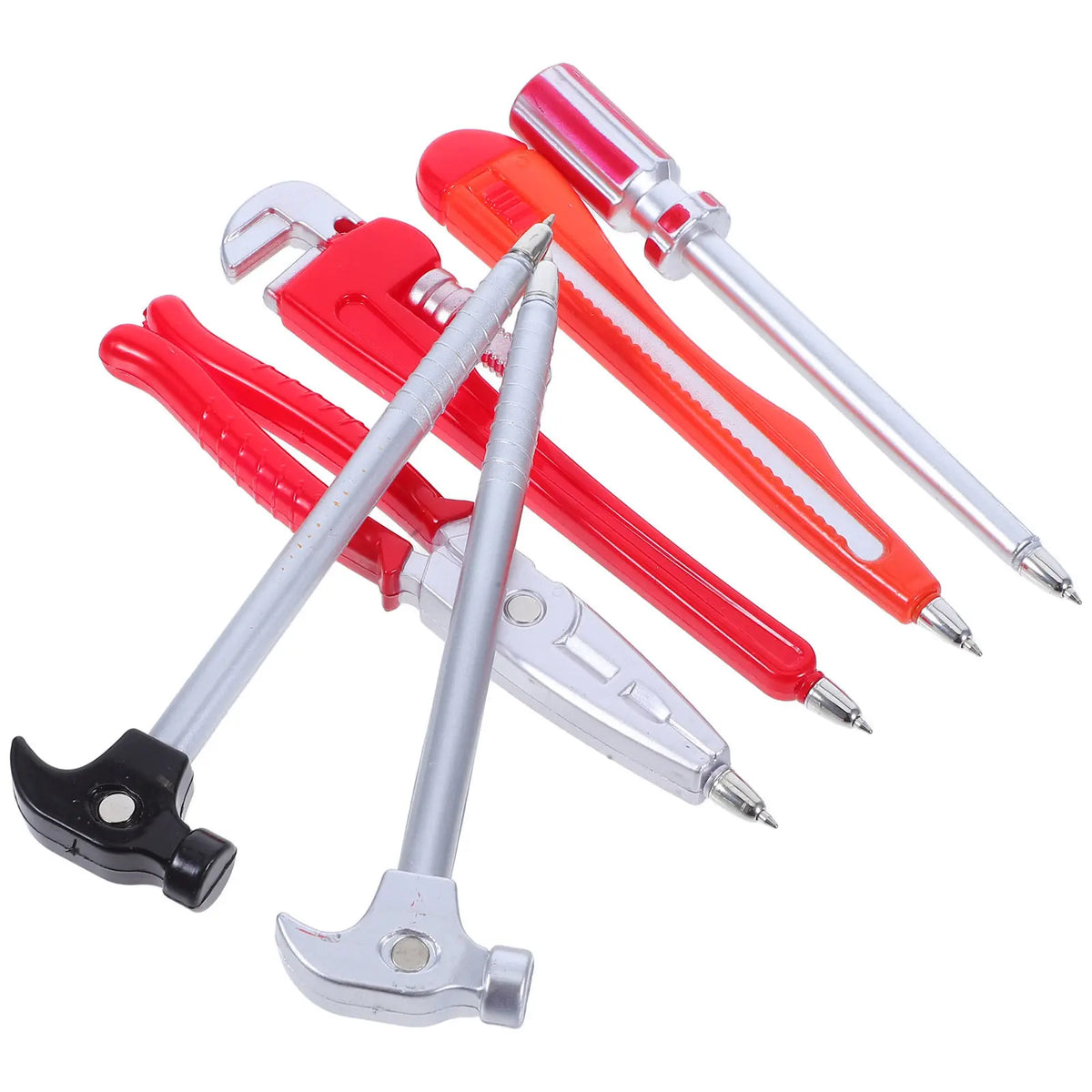 6pcs Tool Shaped Novelty Ballpoint Pens – Wrench Screwdriver Set Novelty Ballpoint Pens PLUSH