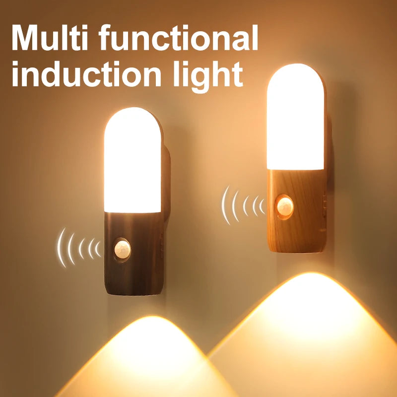 LED Motion Sensor Wall Light – Rechargeable Night Light Motion Sensor Night Light PLUSH