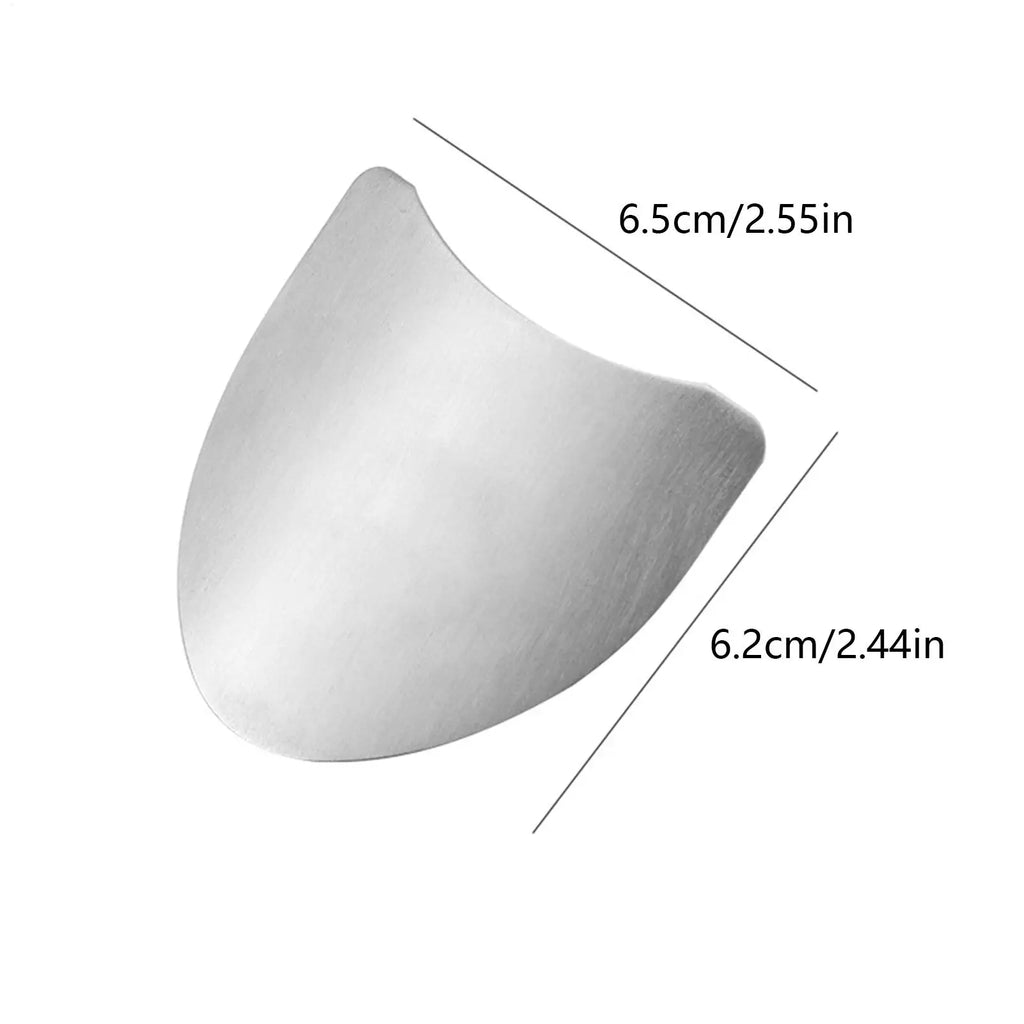 Stainless Steel Finger Guards for Cutting | 2 or 4 Pack Kitchen Finger Guard PLUSH