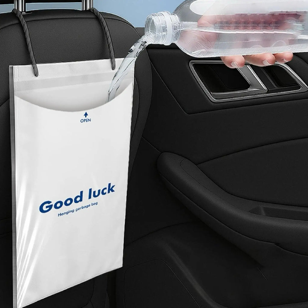 50pcs Disposable Hanging Car Trash Bags – Universal Vehicle Bin Car Trash Bags PLUSH