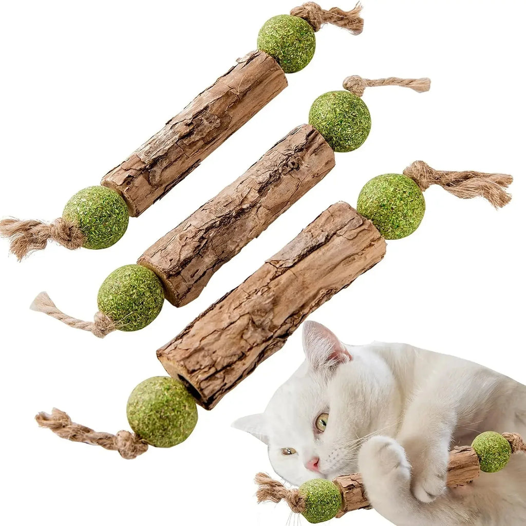 Natural Catnip Molar Stick – Cat Dental Chew Toy & Snack Cat Chew Toy PLUSH