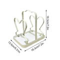 Pot Lid Holder Kitchen Organizer Rack | Countertop Storage Kitchen Lid Organizer PLUSH Creamy