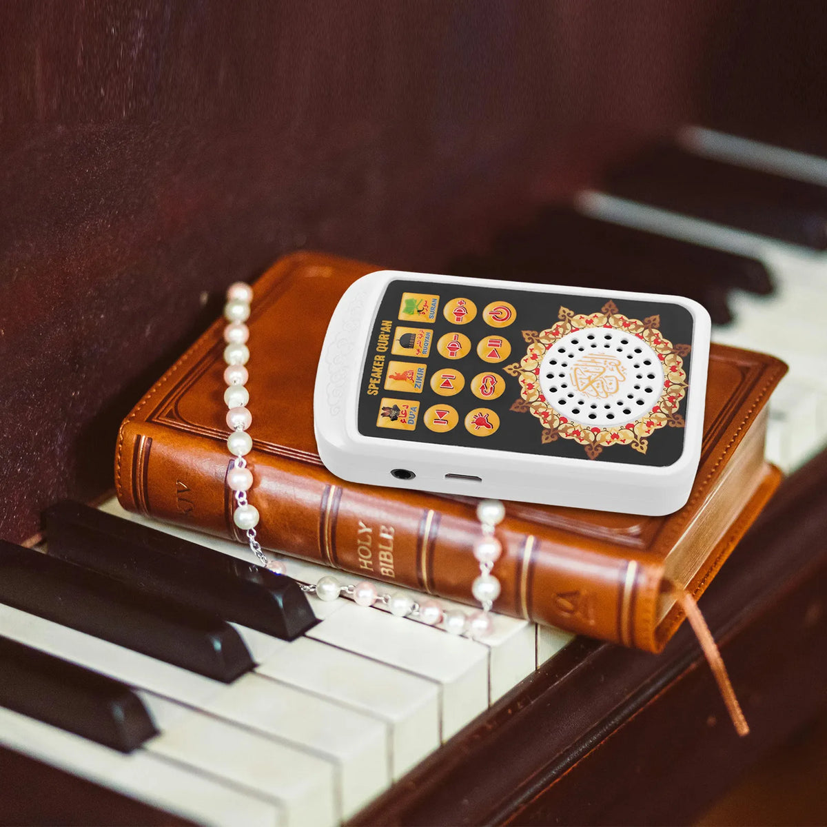 Portable Quran Player Digital Islamic Speaker – Home & Travel Digital Quran Speaker PLUSH