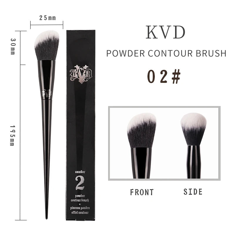 Kat Von D KVD Makeup Brush – Foundation, Blush & Eyeshadow Makeup Brush PLUSH 02 with box China Mainland