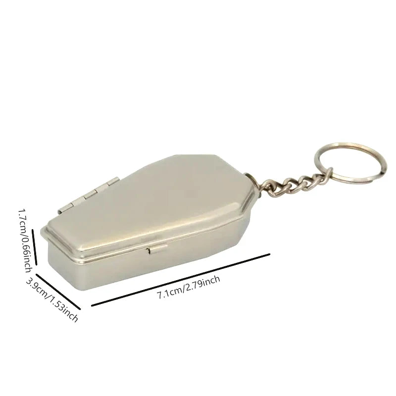 Stainless Steel Pocket Ashtray | Sealed Lid Windproof Travel Portable Pocket Ashtray PLUSH style 12