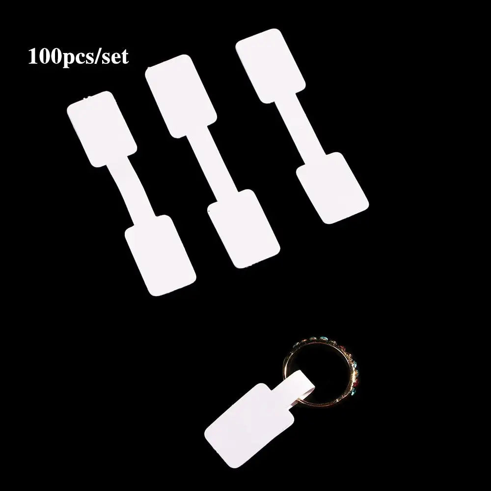 100pcs Jewelry Price Tag Stickers – Ring & Necklace Labels Jewelry Price Tags PLUSH