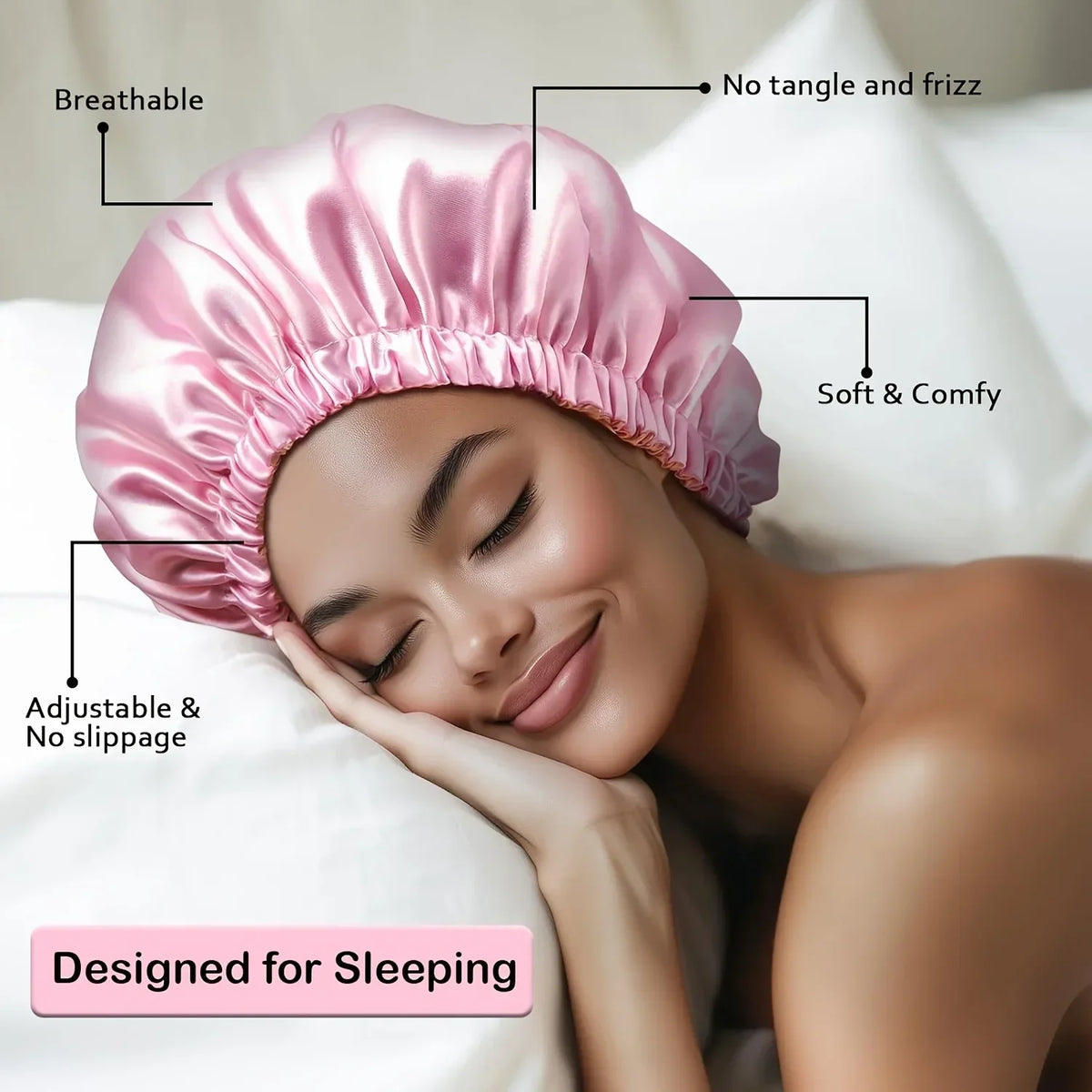 6-Piece Heatless Curls Set – Overnight Satin Hair Curler Kit Heatless Hair Curler PLUSH