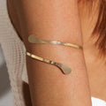 Spiral Starfish Open Cuff Bangle – Adjustable Arm Bracelet Arm Cuff Bangle PLUSH Style 10