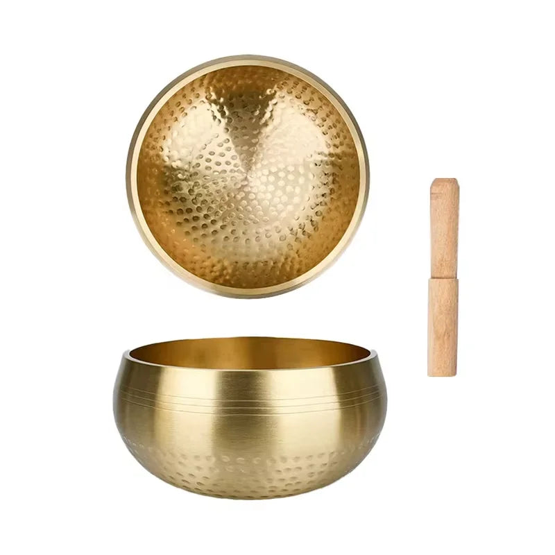 Handmade Brass Tibetan Singing Bowl – Meditation & Yoga Meditation Singing Bowl PLUSH