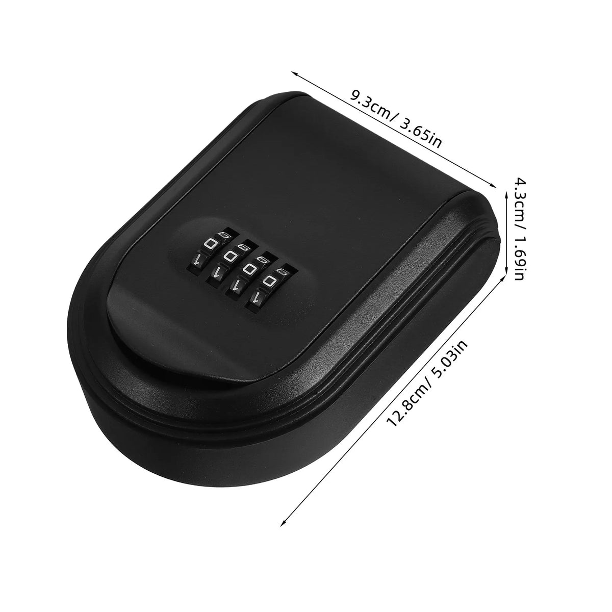 Wall Mounted Combination Key Lock Box | Outdoor Security Key Lock Box PLUSH
