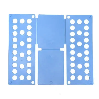 Plastic Shirt Folding Board – T-Shirt Organizer for Home & Travel Shirt Folding Board PLUSH Child Blue