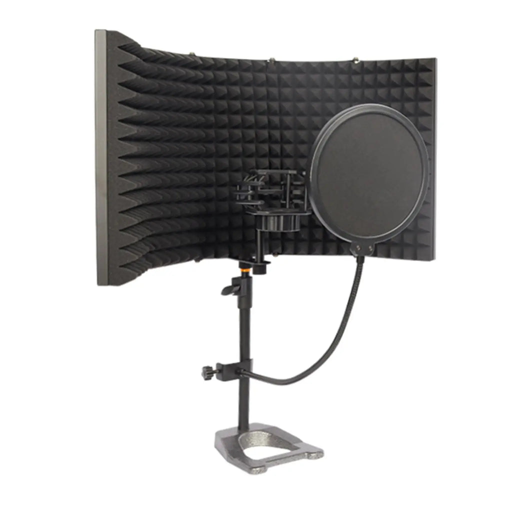 Tooyful Foldable Mic Isolation Shield – Studio Acoustic Filter Mic Isolation Shield PLUSH fivepanels