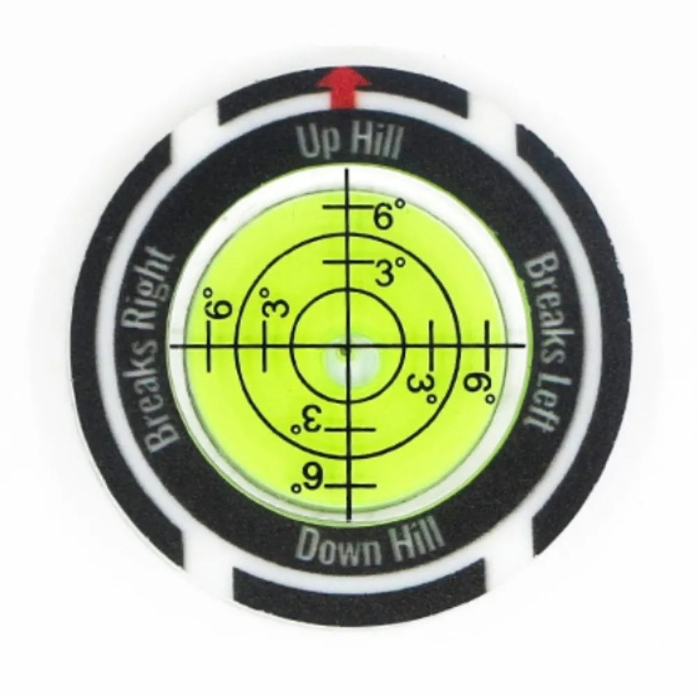 Golf Green Slope Leveler & Ball Marker Spirit Level Tool Golf Training Aid PLUSH Style 1