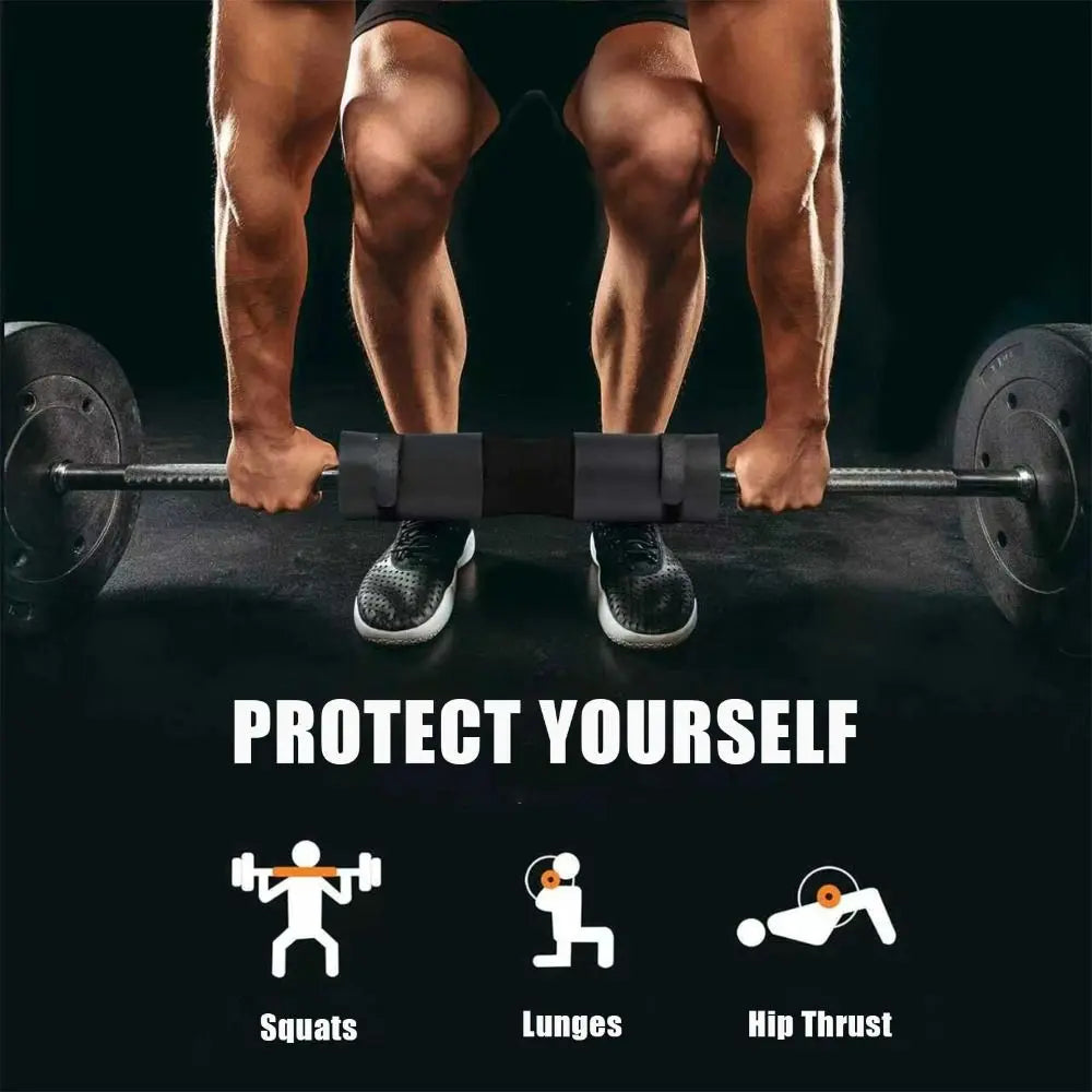 Foam Barbell Pad – Shoulder & Hip Thrust Bar Cushion Barbell Foam Pad PLUSH
