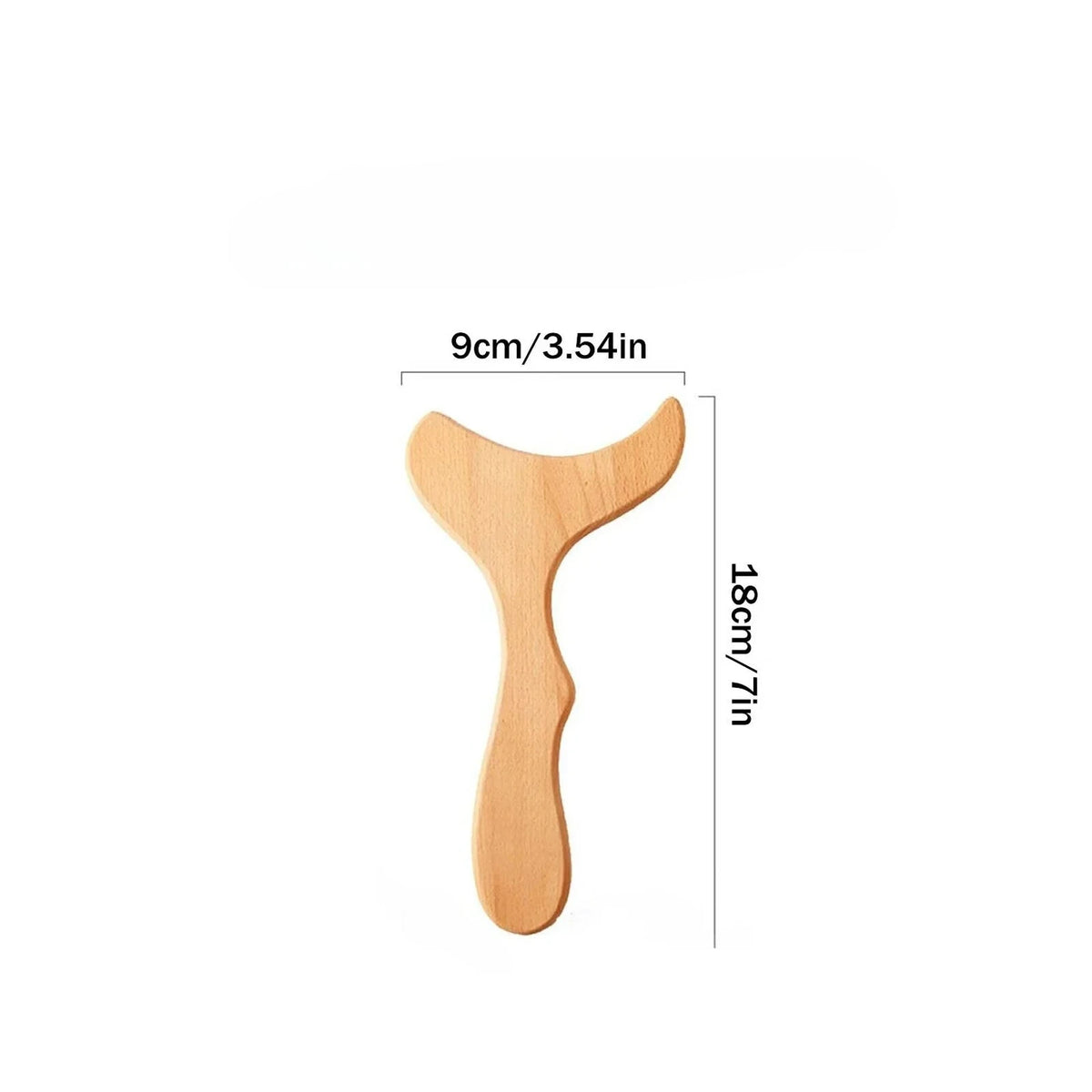 Wooden Gua Sha Body Massage Tool – Y & Moon Shape Scraper Gua Sha Massage Tool PLUSH Wooden T