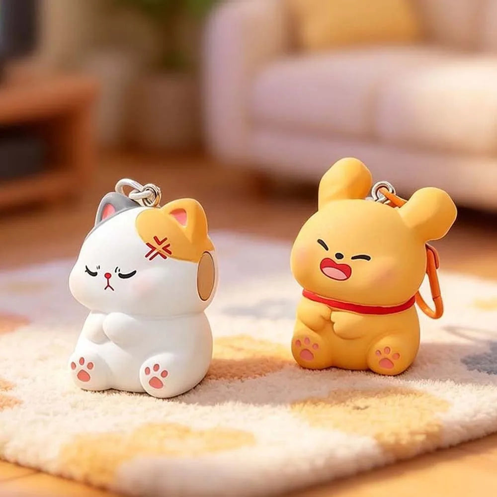 Resin Magnetic Animal Keychain Pair – Cute Backpack Pendant Keychain Pendant Set PLUSH