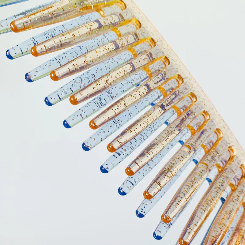 Jelly Sparkling Wide Tooth Comb – Curly & Wet Hair Styling Wide Tooth Comb PLUSH