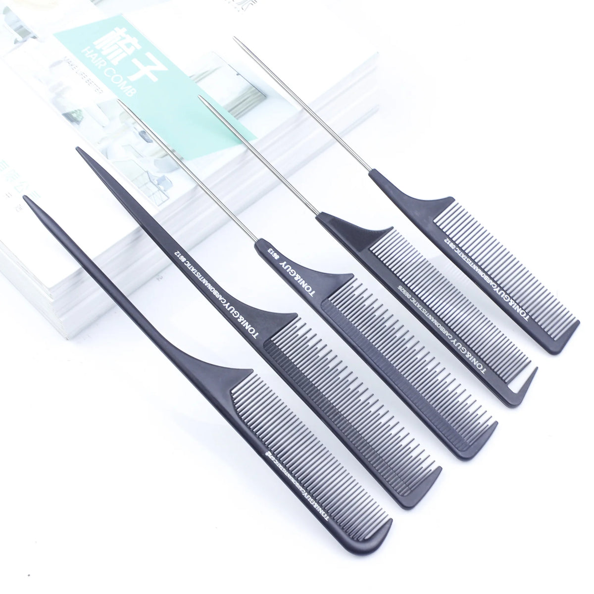 Black Professional Hair Styling Comb & Edge Brush Hair Styling Comb PLUSH