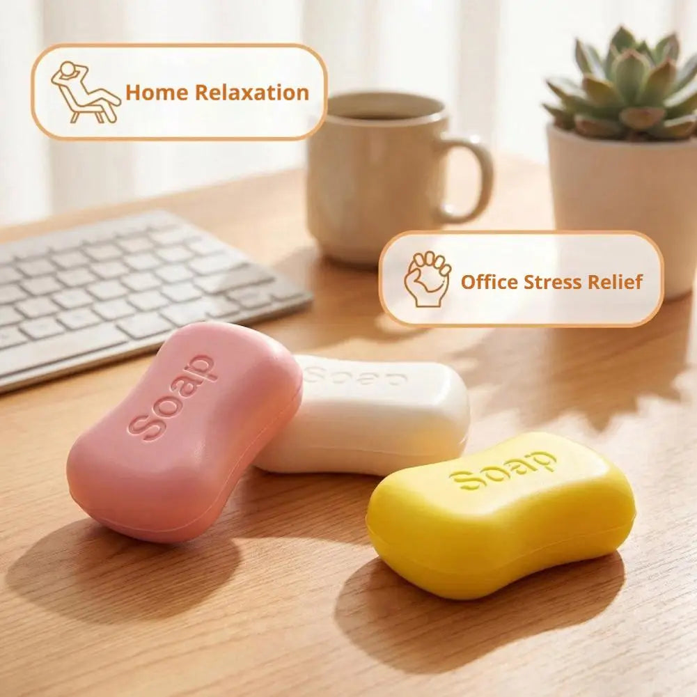 Slow Rebound PU Soap Squeeze Toy – Desk Fidget for Students Squishy Fidget Toy PLUSH