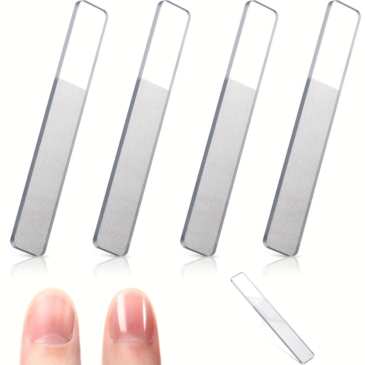Crystal Glass Nano Nail File & Shine Buffer Polisher Nano Glass Nail File PLUSH