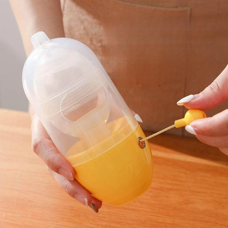Manual Egg Yolk Mixer – Portable Detachable Egg Spinner Egg Yolk Mixer PLUSH