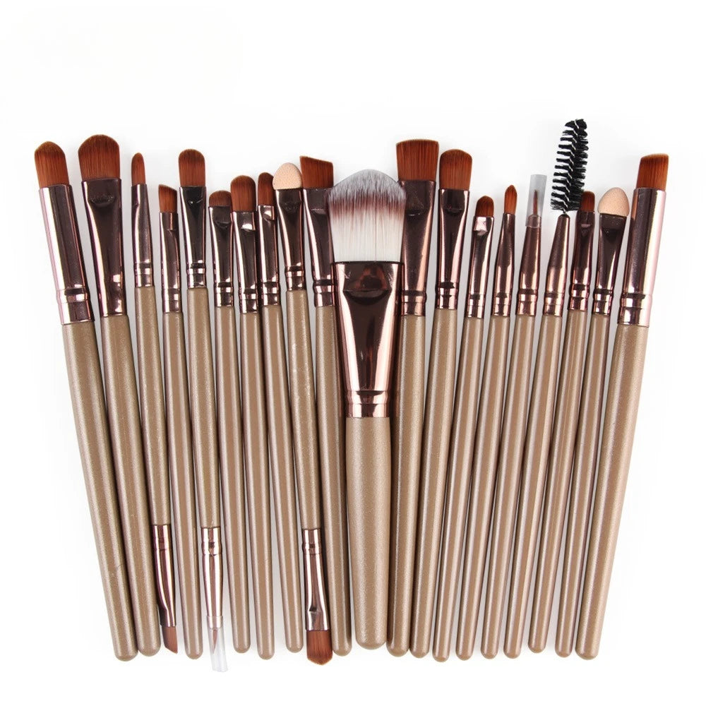 20Pcs Makeup Brush Set – Eye, Foundation & Blush Brushes Makeup Brush Set PLUSH