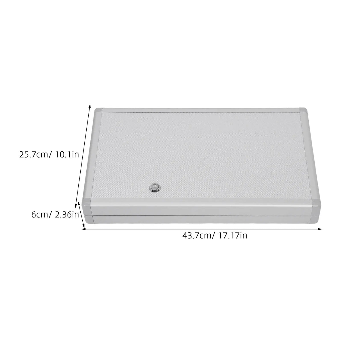 Wall Mounted Lockable Key Cabinet – Aluminum Alloy Key Box Key Storage Cabinet PLUSH