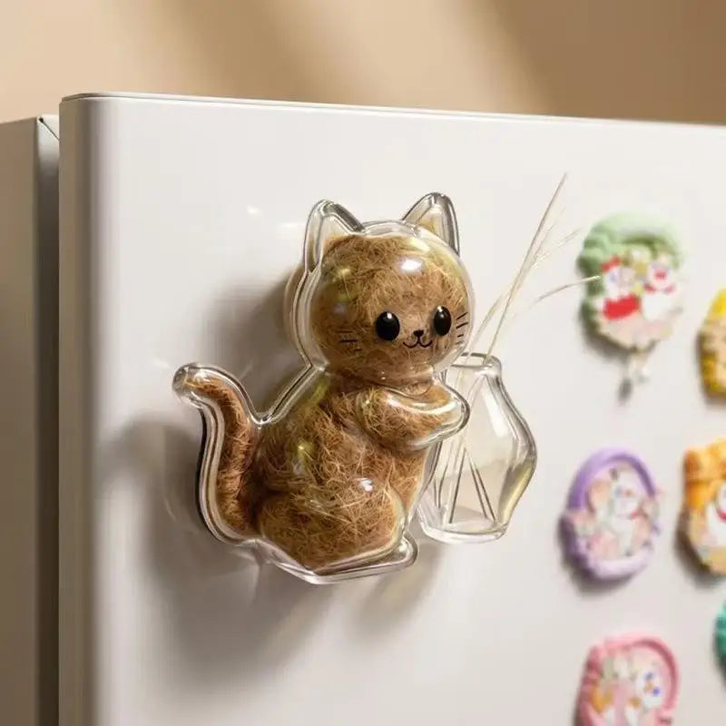 Transparent Cat Magnetic Storage Box – Pet Fur & Whisker Keepsake Pet Keepsake Storage PLUSH
