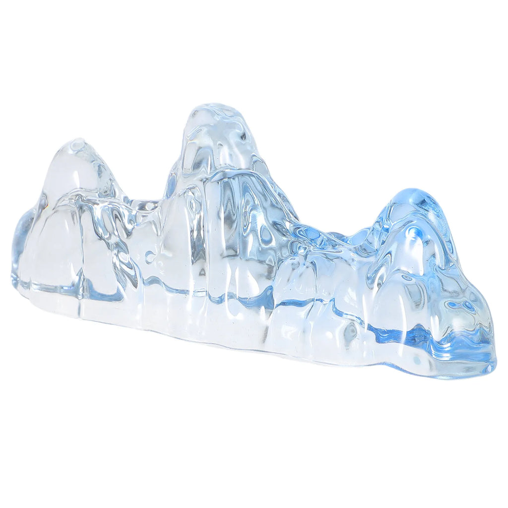 Glass Calligraphy Brush Holder – Mountain Landscape Design Calligraphy Brush Holder PLUSH