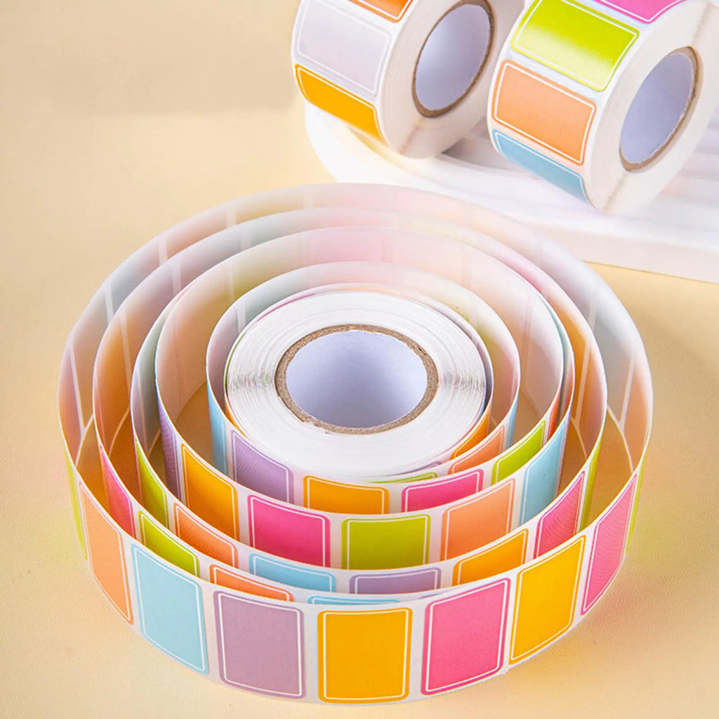 500pcs Waterproof Color-Coded Self-Adhesive Label Stickers Label Stickers PLUSH