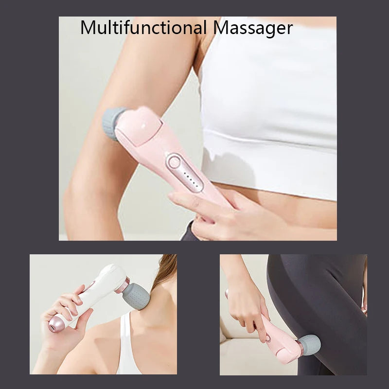 180° Rotating Handheld Massager USB Rechargeable | PLUSH Handheld Massager PLUSH
