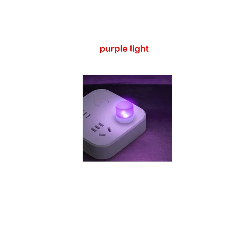 ZWINCKY USB LED Night Light – Mini Plug-In Reading Lamp 1W USB LED Night Light PLUSH 1pc purple light China Mainland